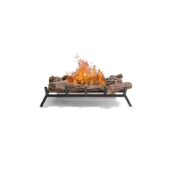 Bruciatore Nero Combustibile Bioetanolo Ecoflame Installazione a Terra, Adatto per Camino - Agerola