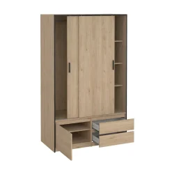 Cabina armadio 3 ante rovere 121x200h cm - Bedollo
