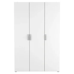 Cabina armadio con appendiabiti rovere e bianca opaca 119x184h cm - Dania
