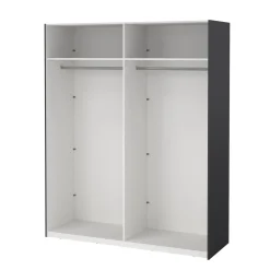Cabina armadio salvaspazio grigia 178x220h cm - Hagupit