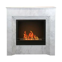 Camino a bioetanolo classico 35x96x96h cm bianco - Kinsasa