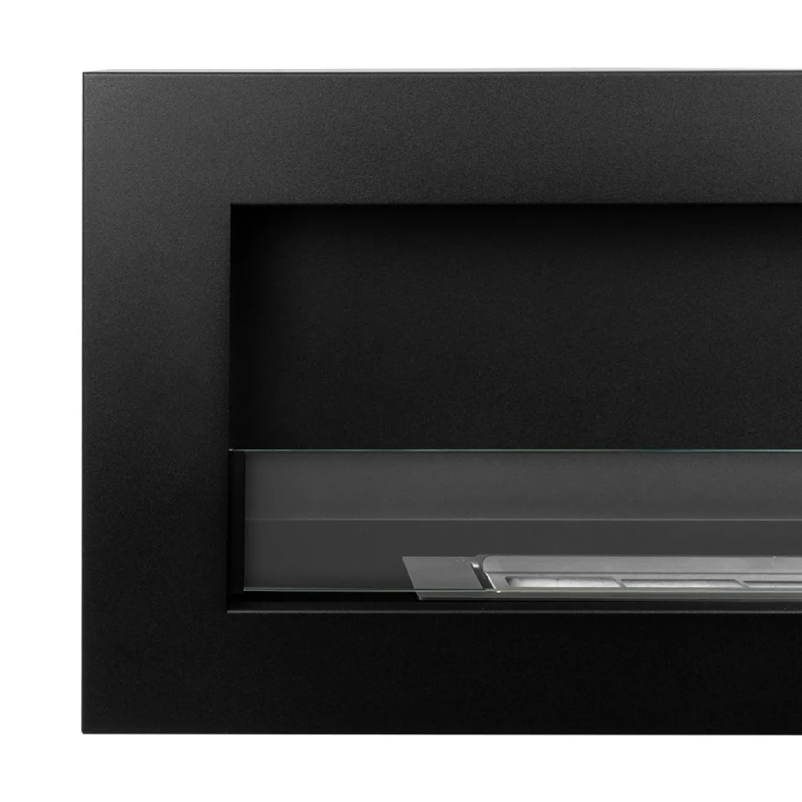 Camino a Bioetanolo Nero Capacità 1.25 lt Superficie Riscaldabile 30 120x15x40h cm, Potenza (kw) 3 - Revello