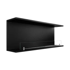 Camino a Bioetanolo Nero Capacità 1.25 lt Superficie Riscaldabile 30 m2 120x24x45h cm, Potenza (kw) 3 - Pertosa