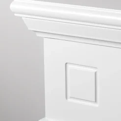 Camino Elettrico Bianco Superficie Riscaldabile 30 Potenza (kw) 0.9/1.8 110x25x95h cm, Indoor - Sola