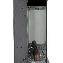 Camino Elettrico Nero Superficie Riscaldabile 30 Potenza (kw) 0.75/1.5 101x20x44h cm, Indoor - Usini
