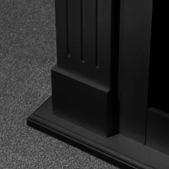 Camino Elettrico Nero Superficie Riscaldabile 30 Potenza (kw) 0.9/1.8 110x36x100h cm, Indoor - Cogliate