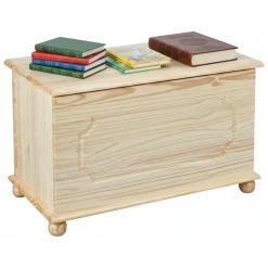 Cassapanca Marrone Naturale 89x53x47h cm - Tires
