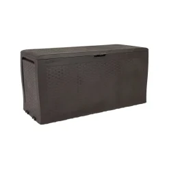 Cassapanca outdoor piccola 116x44x57h cm marrone - Kingston