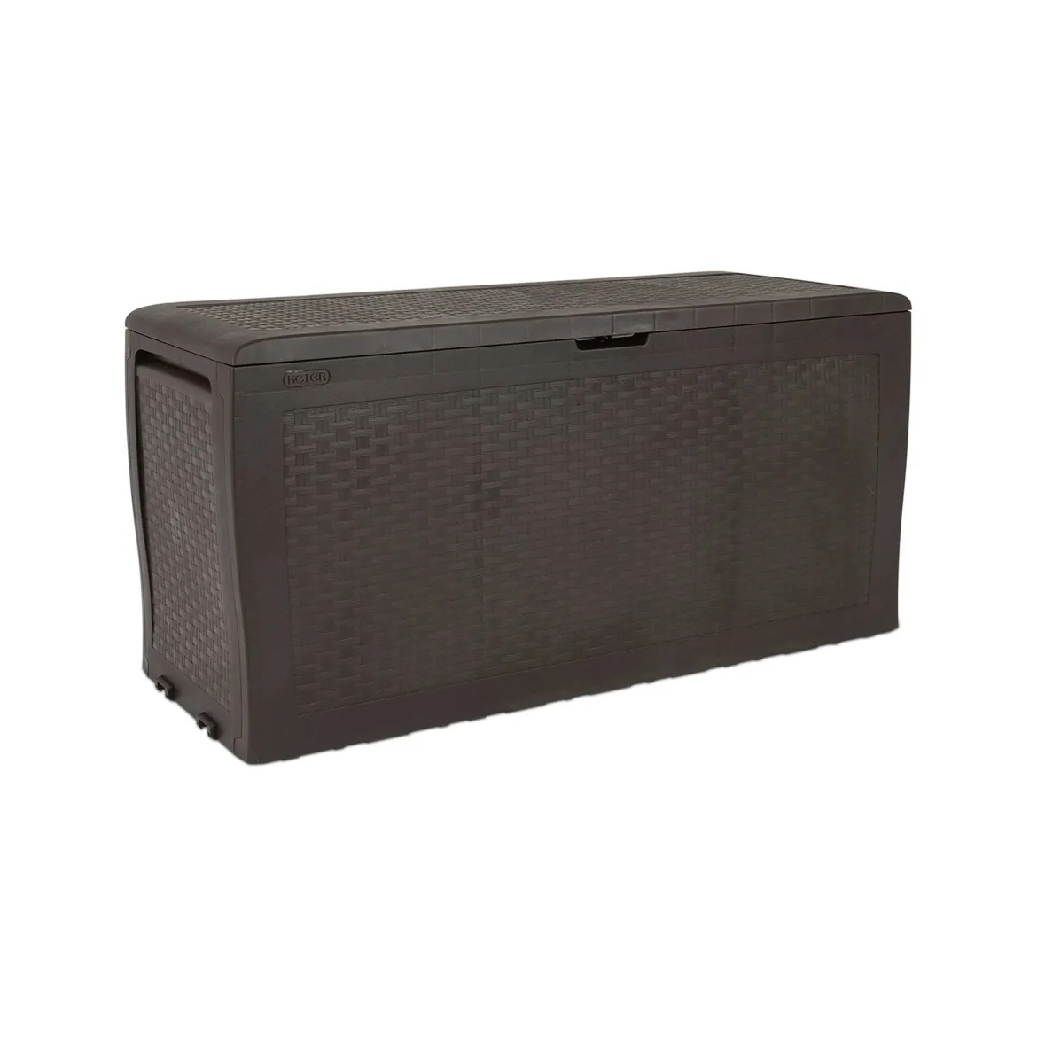 Cassapanca outdoor piccola 116x44x57h cm marrone - Kingston