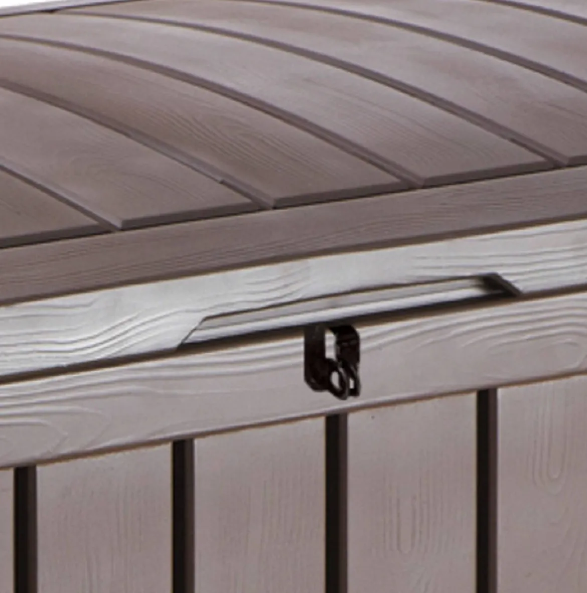 Cassapanca outdoor resistente 128x65x61h cm marrone - Sorel