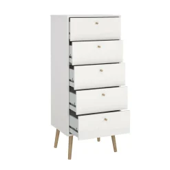 Cassettiera alta bianca 50x120h cm - Yaounde