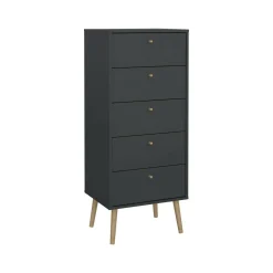 Cassettiera alta grigia 50x120h cm - Yaounde