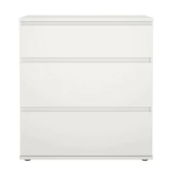 Cassettiera 3 cassetti bianca 76x83h cm - Aski