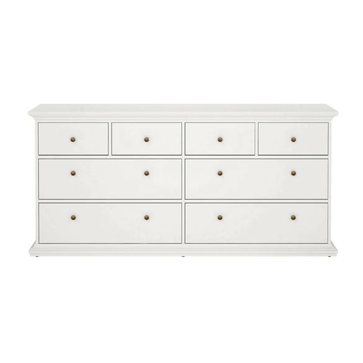 Cassettiera 8 cassetti bianca 183x86h cm - Asiagela