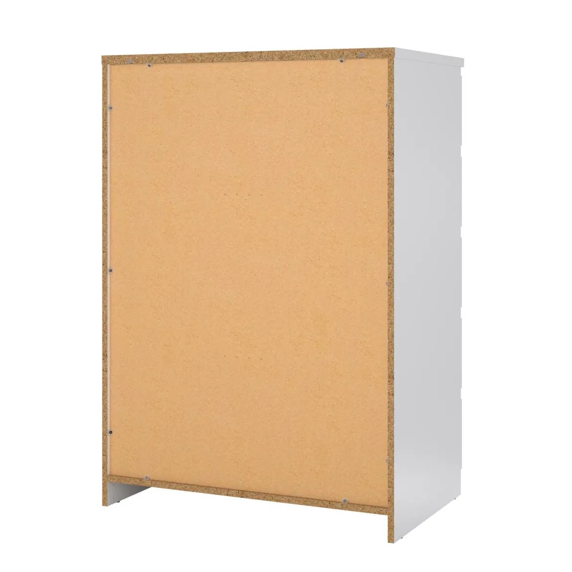 Cassettiera cassetti grandi bianca lucida 77x111h cm - Ansel