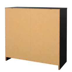 Cassettiera 3 cassetti nera 77x68h cm - Kajiki