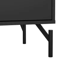 Cassettiera 4 cassetti nera 98x95h cm - Puglia