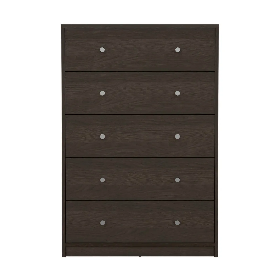 Cassettiera 5 cassetti noce 72x108h cm - Contessa