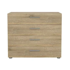 Cassettiera 4 cassetti quercia 80x68h cm - Arwen