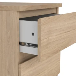 Cassettiera 3 cassetti rovere 70x72h cm - Alic
