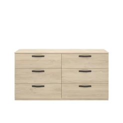 Cassettiera 6 cassetti rovere 140x72h cm - Arpel