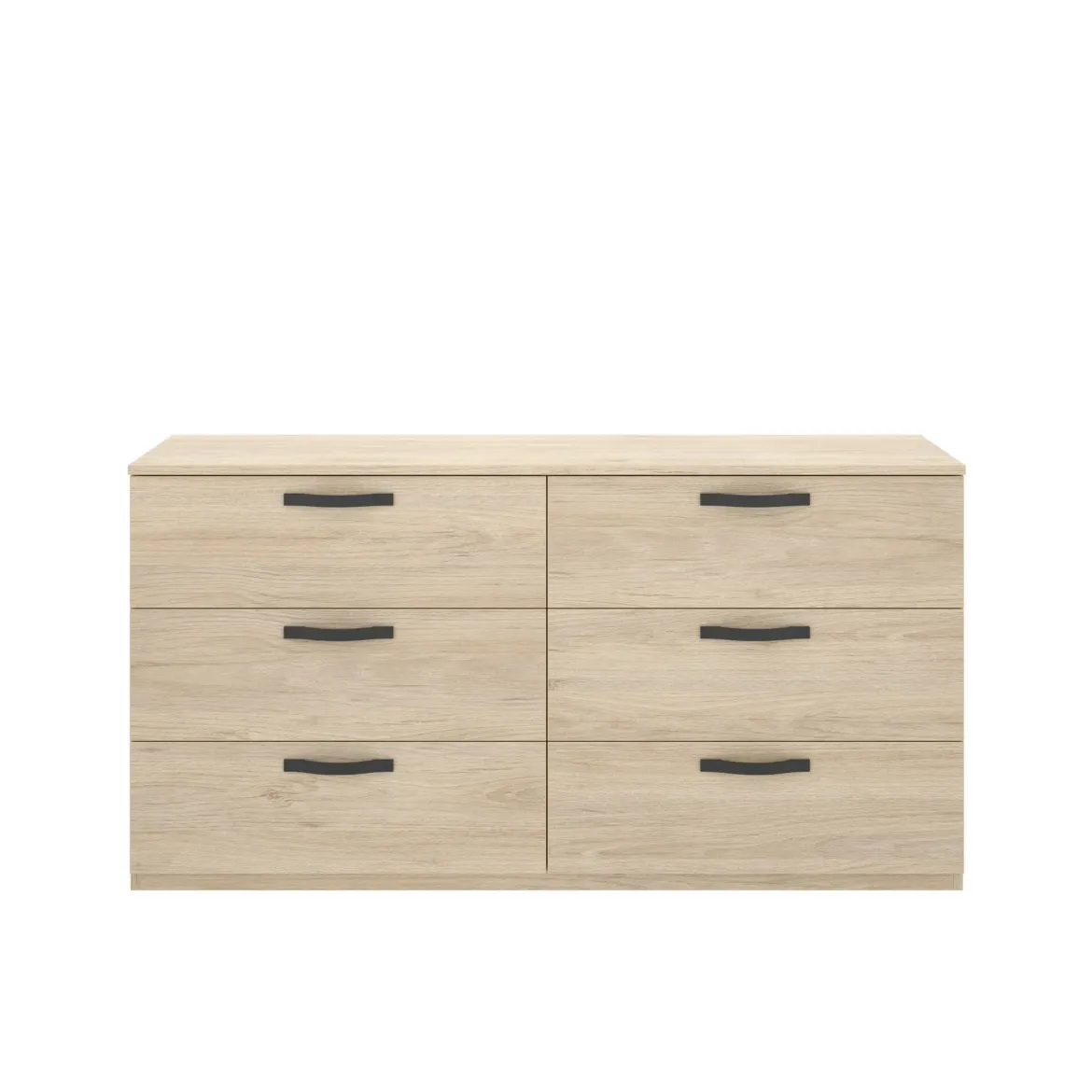 Cassettiera 6 cassetti rovere 140x72h cm - Arpel