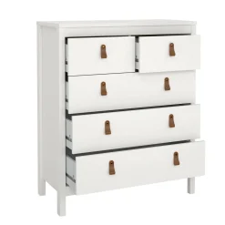Cassettiera con maniglie bianca 87x69h cm - Boulogne