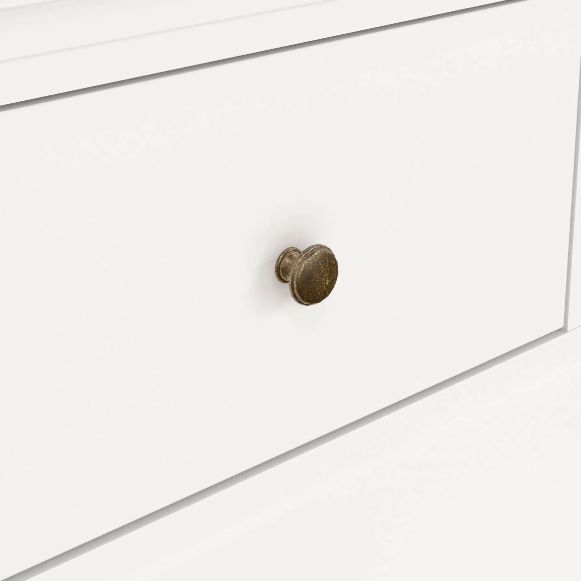 Cassettiera con maniglie bianca 96x86h cm - Arika