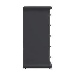 Cassettiera con maniglie grigia 62x104h cm - Pechino