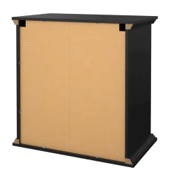 Cassettiera con maniglie nera 98x76h cm - Theodule