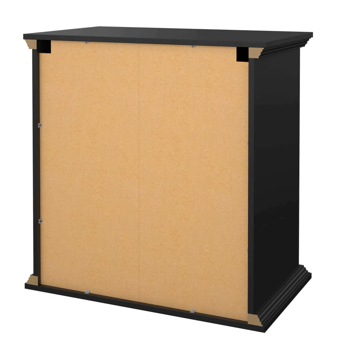 Cassettiera con maniglie nera 98x76h cm - Theodule