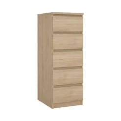 Cassettiera con maniglie rovere 50x111h cm - Achaldi