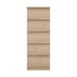 Cassettiera con maniglie rovere 50x111h cm - Achaldi