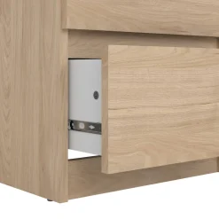 Cassettiera con maniglie rovere 50x111h cm - Achaldi