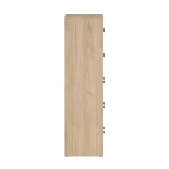 Cassettiera con maniglie rovere 72x108h cm - Contessa