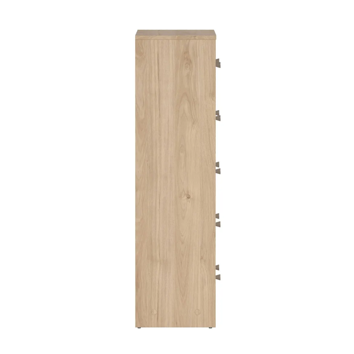 Cassettiera con maniglie rovere 72x108h cm - Contessa