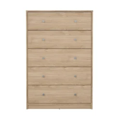 Cassettiera con maniglie rovere 72x108h cm - Contessa