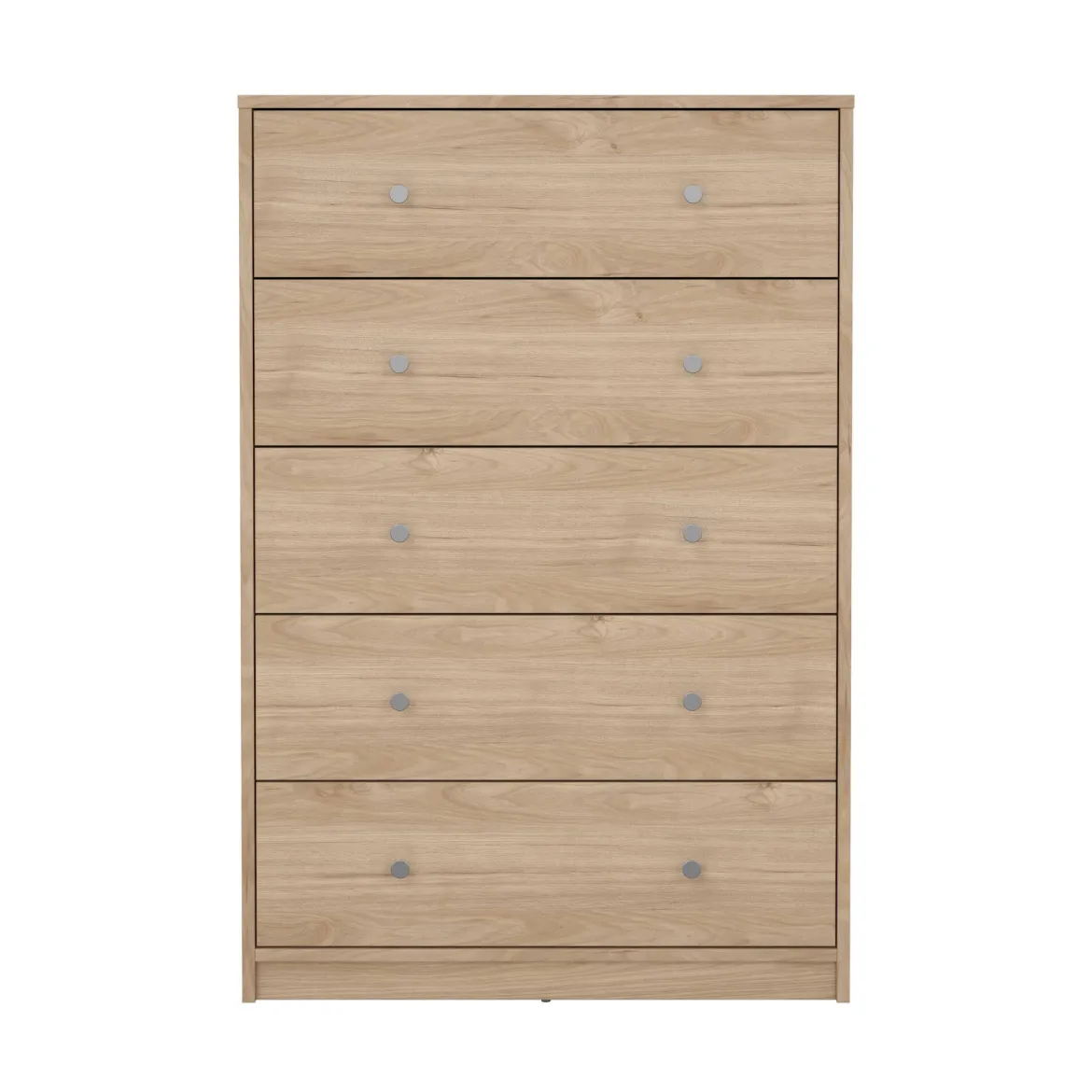 Cassettiera con maniglie rovere 72x108h cm - Contessa