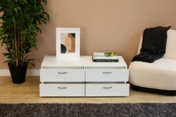 Cassettiera economica bianca 110x35h cm - Gignod