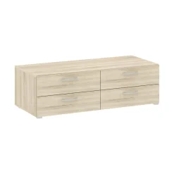 Cassettiera economica rovere 110x35h cm - Gignod