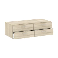 Cassettiera economica rovere 110x35h cm - Gignod