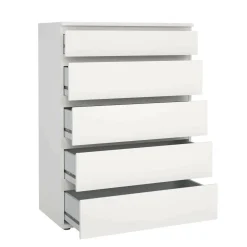 Cassettiera elegante bianca 76x106h cm - Arriba