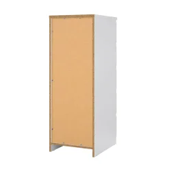 Cassettiera in legno bianca lucida 40x50x111h cm - Achaldi