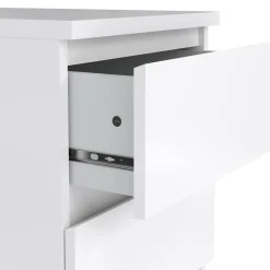 Cassettiera in legno bianca lucida 50x70h cm - Accudino