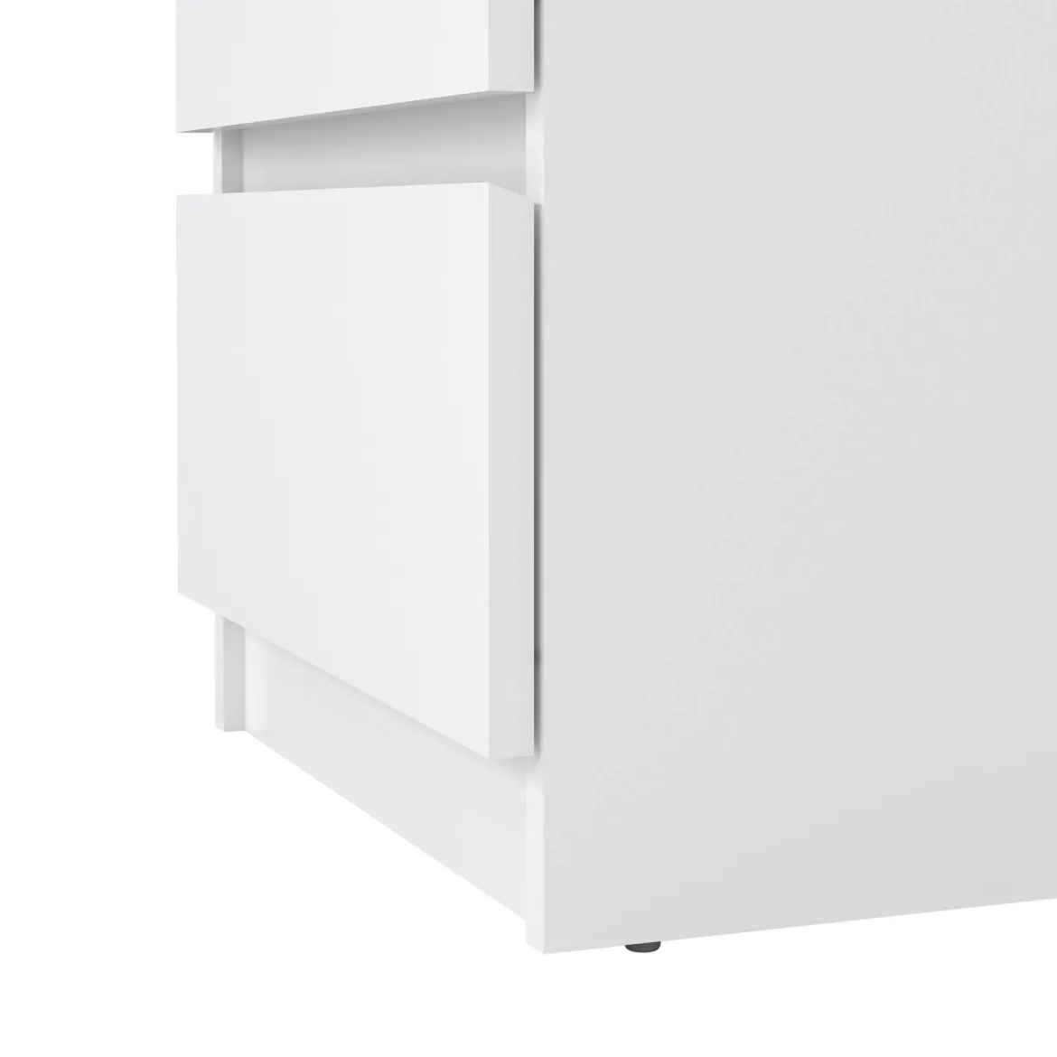 Cassettiera in legno bianca lucida 50x70h cm - Accudino