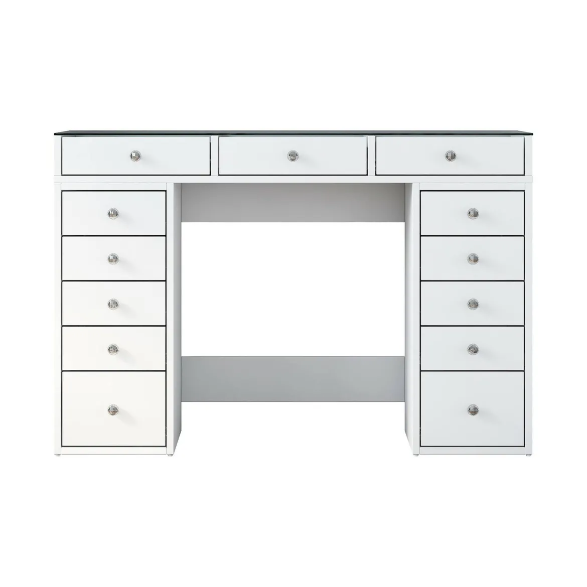 Cassettiera in legno bianca 120x79h cm - Boldone