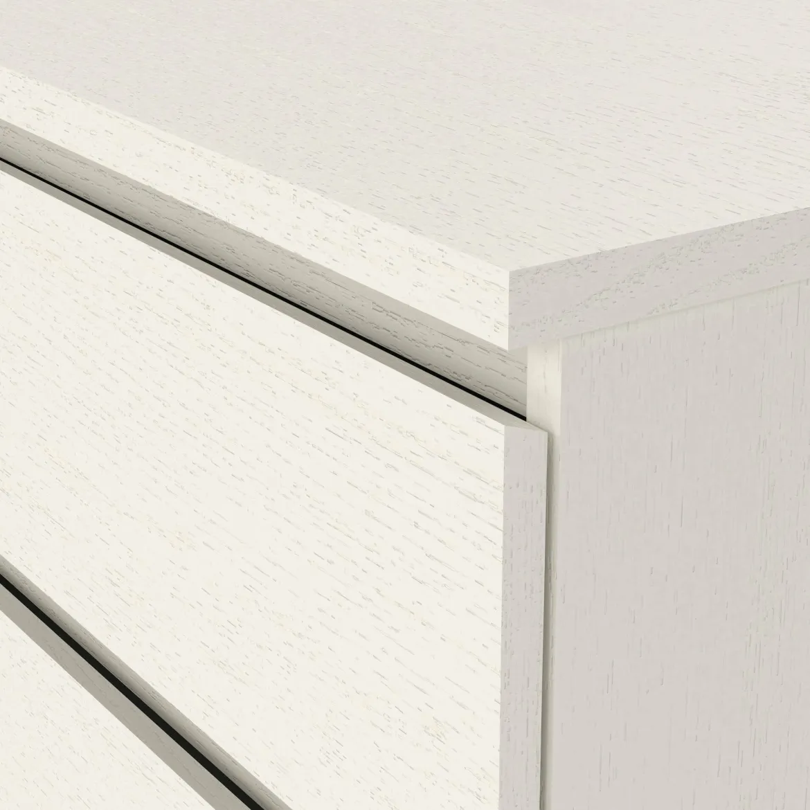 Cassettiera in legno bianca 153x70h cm - Aci