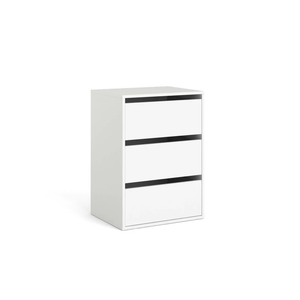 Cassettiera in legno bianca 51x70h cm - Adonino