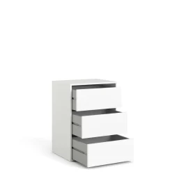 Cassettiera in legno bianca 51x70h cm - Adonino