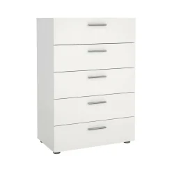 Cassettiera in legno bianca 70x102h cm - Haru